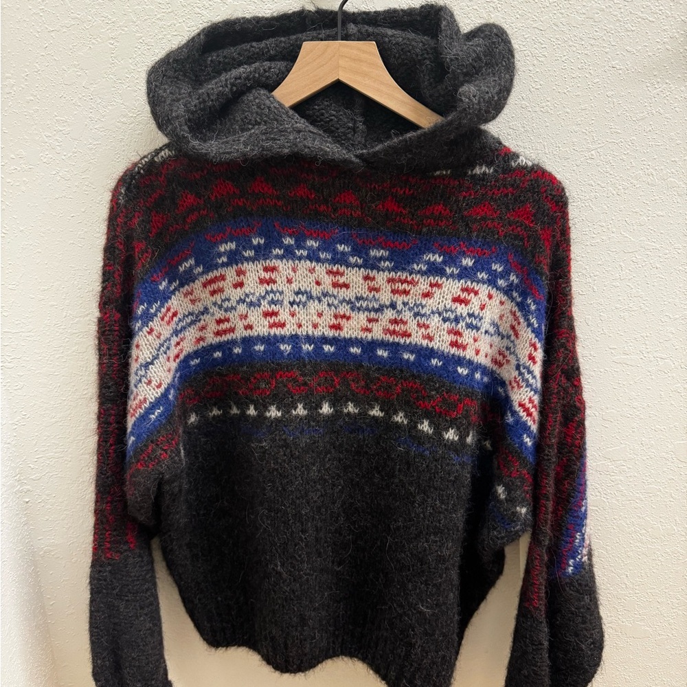 RAG & BONE Alpaca Wool Blend Sweater Hoodie (M)